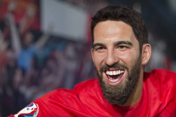 Istanbul Türkiye Aralık 2017 Arda Turan Madame Tussauds Istanbul Balmumu — Stok fotoğraf