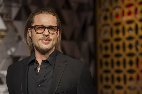 Istanbul Turquie Décembre 2017 Sculpture Cire Brad Pitt Madame Tussauds — Photo