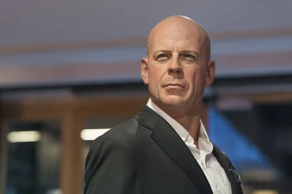 Istanbul Turkey December 2017 Wax Sculpture Bruce Willis Madame Tussauds — Stock Photo, Image