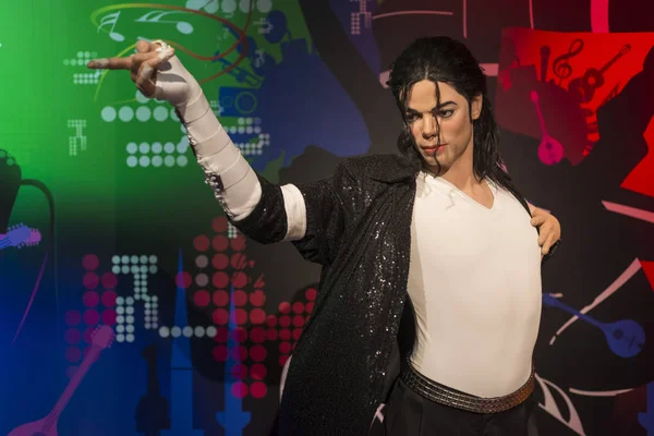 Istanbul Turquia Dezembro 2017 Escultura Cera Michael Jackson Madame Tussauds — Fotografia de Stock