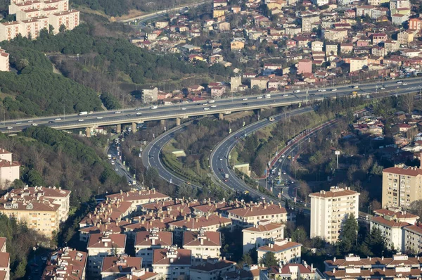 Tráfico Autopista Estambul Turquía — Foto de Stock