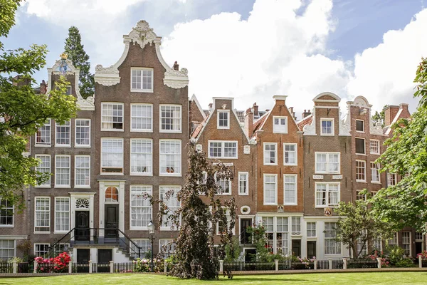Group Historic Buildings Begijnhof Amsterdam Netherlands — Stock Photo, Image