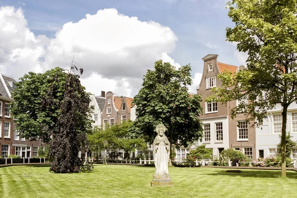 Gruppo Edifici Storici Begijnhof Amsterdam Paesi Bassi — Foto Stock