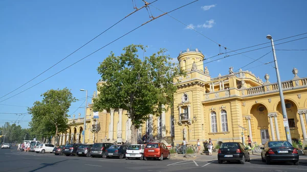 Budapest Ungern Juli 2015 Utsikt Från Szechenyi Thermal Bath Europas — Stockfoto