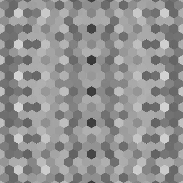 Kaleidoscopic baixo poli hexágono estilo vetor mosaico fundo — Vetor de Stock
