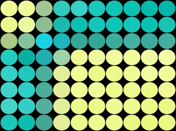 Muster niedrigen Poly-Kreis-Stil Vektor-Mosaik Hintergrund — Stockvektor