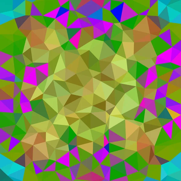 Kaleidoskopische Low-Poly-Dreieck-Stil Vektor-Mosaik Hintergrund — Stockvektor