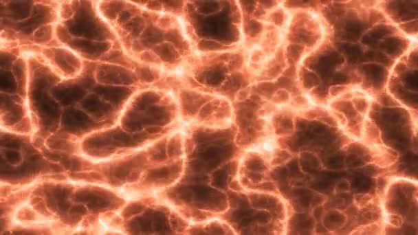 Vidéo abstraite de boucle sans couture d'électricité plasma 