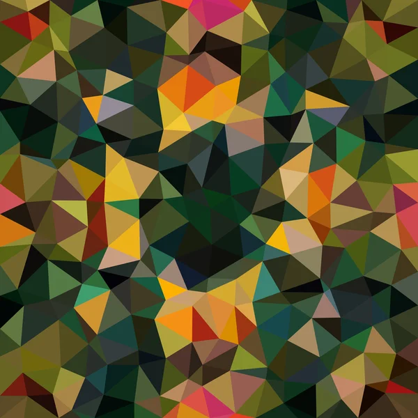 Kaleidoskopische Low-Poly-Dreieck-Stil Vektor-Mosaik Hintergrund — Stockvektor