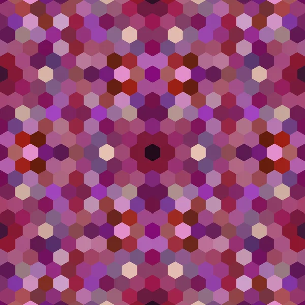 Kaleidoskopischer Vektor-Mosaik-Hintergrund im Low-Poly-Hexagon-Stil — Stockvektor