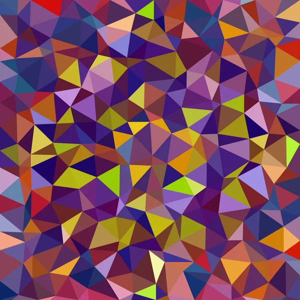 Caleidoscópico baixo poli triângulo estilo vetor mosaico fundo — Vetor de Stock