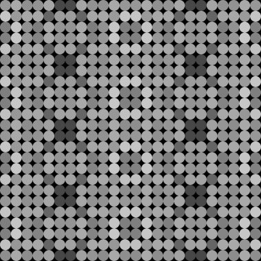 Sürekli değişen düşük Poli daire stil vektör mozaik arka plan