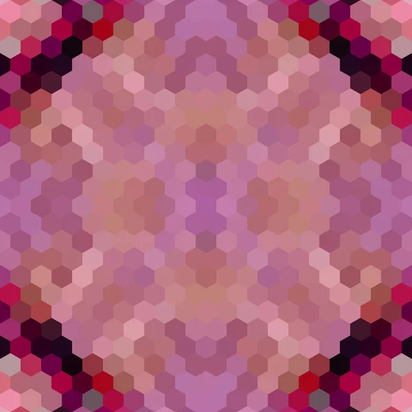 Kaleidoskopischer Vektor-Mosaik-Hintergrund im Low-Poly-Hexagon-Stil — Stockvektor