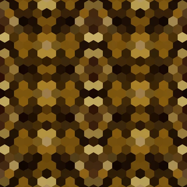 Kaleidoscopic baixo poli hexágono estilo vetor mosaico fundo — Vetor de Stock