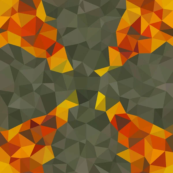 Kaleidoskopische Low-Poly-Dreieck-Stil Vektor-Mosaik Hintergrund — Stockvektor