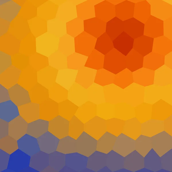 Gradiente bajo poli hexágono estilo vector de fondo de mosaico — Archivo Imágenes Vectoriales