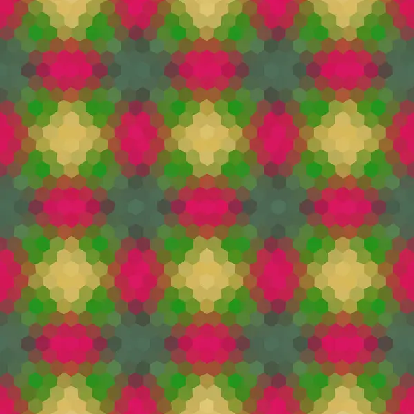 Caleidoscopische laag poly driehoek stijl vector mozaïek achtergrond — Stockvector