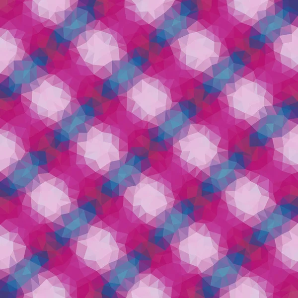 Kaleidoskopische Low-Poly-Dreieck-Stil Vektor-Mosaik Hintergrund — Stockvektor