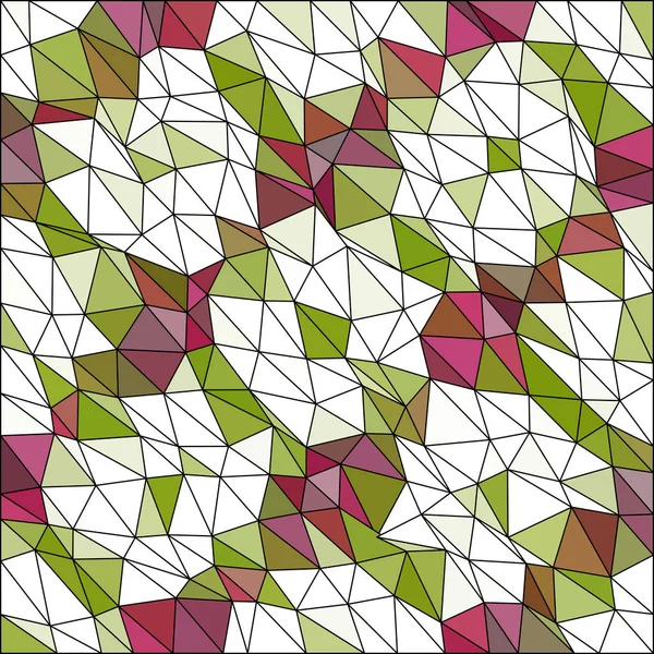 Caleidoscópico baixo poli triângulo estilo vetor mosaico fundo —  Vetores de Stock