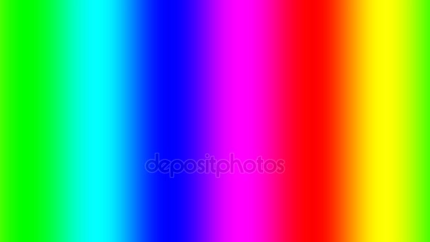 Rainbow przenoszenie szybko lewej, bez szwu pętli spektralnej gradientu — Wideo stockowe