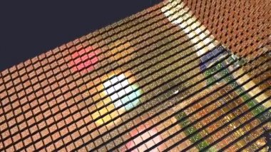 Domino şampanya ve havai fişek ile yeni yıl 15 saniye geri sayım