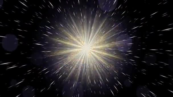 Yeni yıla geri sayım yıldız basamak — Stok video