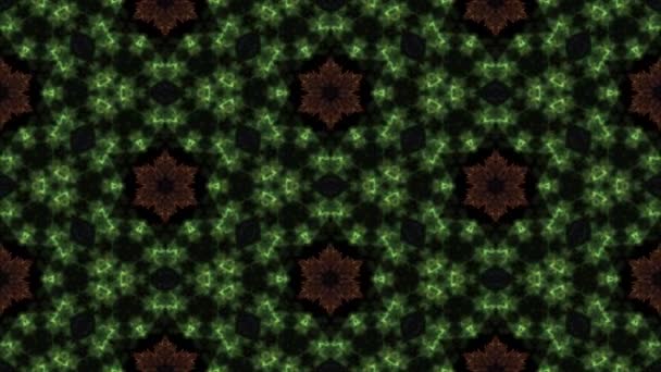 Kaleidoscopic vj loop sem costura — Vídeo de Stock