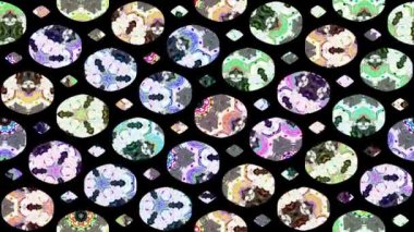 Mozaik sürekli değişen vj sorunsuz döngü