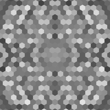 Sürekli değişen düşük Poli altıgen stil vektör mozaik arka plan