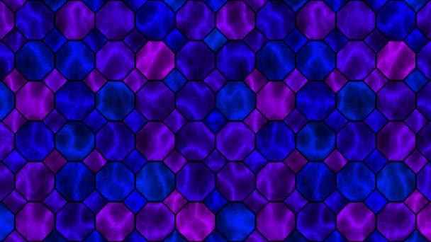 Plasma électricité abstraite mosaïque boucle transparente 