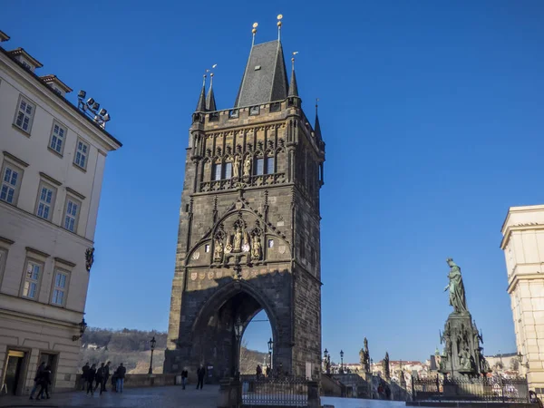 Staroměstská mostní věž v Praze, Česká republika — Stock fotografie