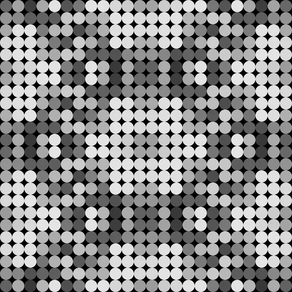 Kaleidoskopischer Vektor-Mosaik-Hintergrund mit niedrigem Poly-Kreis-Stil — Stockvektor