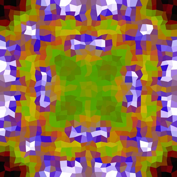 Kaléidoscopique bas poly triangle style vectoriel mosaïque fond — Image vectorielle