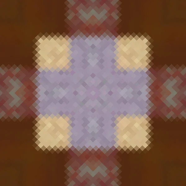 Latar belakang mosaik poly rhomb gaya rendah Kaleidoscopic - Stok Vektor