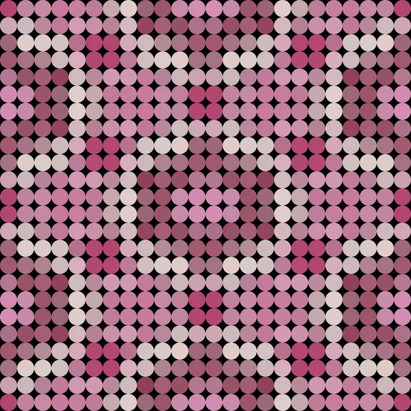 Kaléidoscopique low poly cercle style vectoriel mosaïque fond — Image vectorielle