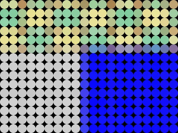 Muster niedrigen Poly-Kreis-Stil Vektor-Mosaik Hintergrund — Stockvektor
