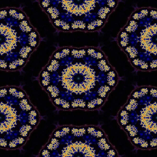 Kaleidoscopic ornamental pattern — Stock Photo, Image