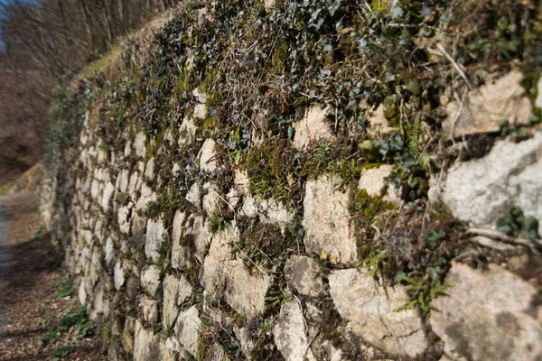 Exterior Dry Wall Country Landscape — Stock Photo, Image