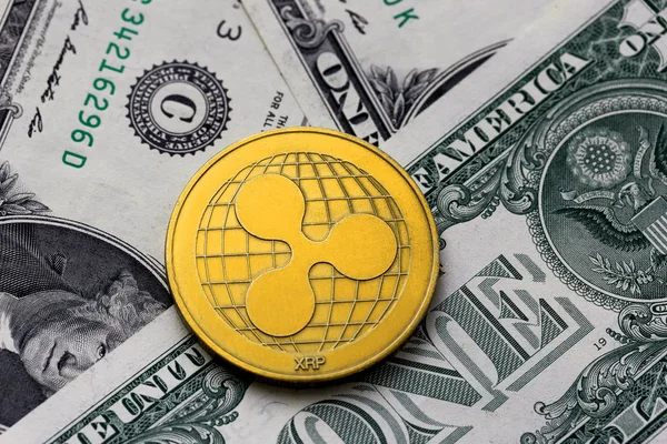 ripple, crypto currency, electronic money on the dollar. world e