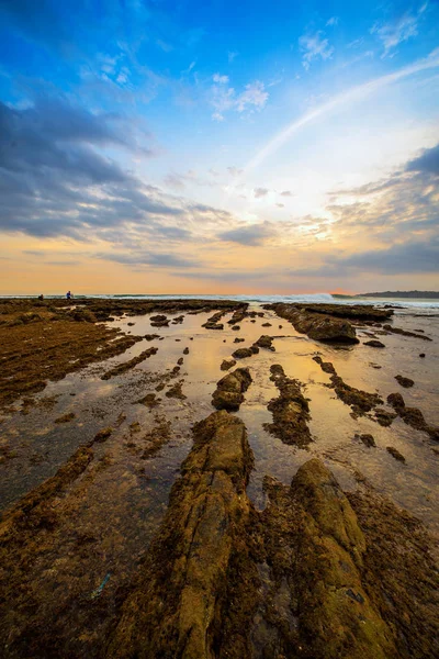 Sawarna Beach Banten West Java — Stock Photo, Image