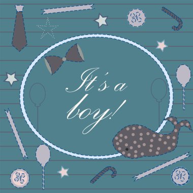 Sevimli El Çizim Elementleri. Hassas Tasarım. Vektör İllüstrasyonu