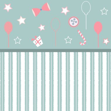 Sevimli El Çizim Elementleri. Hassas Tasarım. Vektör İllüstrasyonu