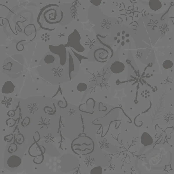 Рождественский Узор Снегом — стоковый вектор