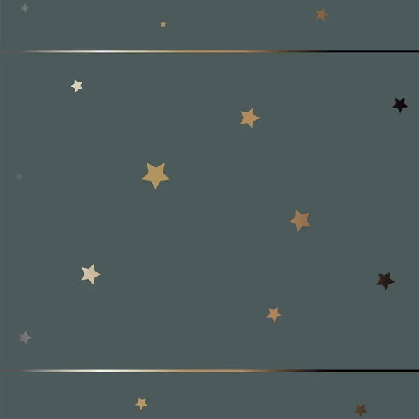 Urlaubsmuster Hintergrund Mit Sternen Vektorillustration — Stockvektor
