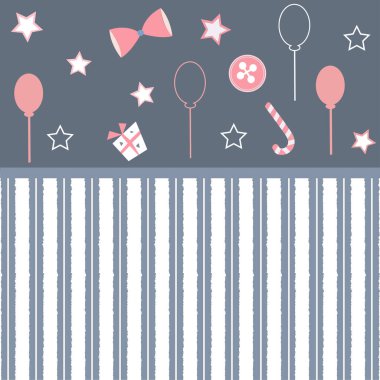 Sevimli El Çizim Elementleri. Hassas Tasarım. Vektör İllüstrasyonu