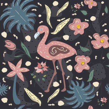 Sevimli El Çizim Elementleri. Hassas Tasarım. Vektör İllüstrasyonu