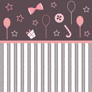 Sevimli El Çizim Elementleri. Hassas Tasarım. Vektör İllüstrasyonu