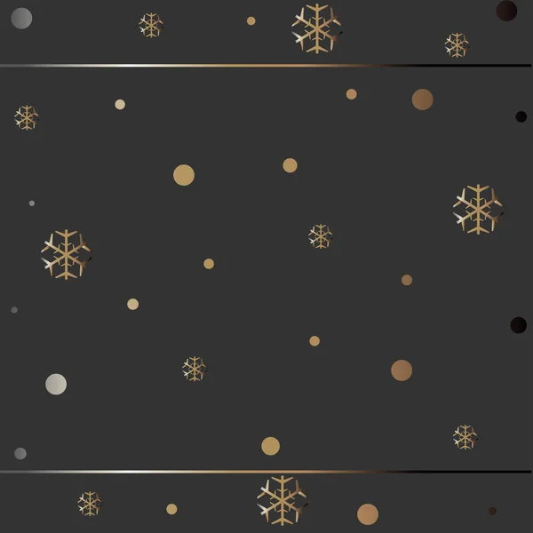 Rekreační Vzor Pozadí Hvězdami Sněhové Vločky Vektorová Ilustrace — Stockový vektor