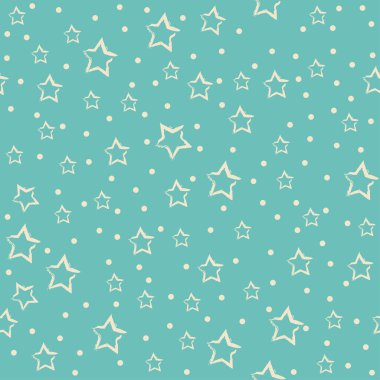 Tatil Şablonu, yıldızlı arka plan. Vektör illüstrasyonu     