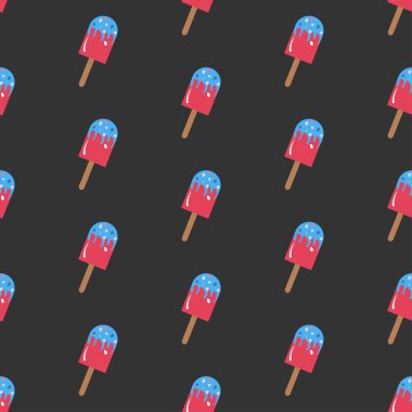 Dondurmalar pürüzsüz kalıp, arka plan. Vektör illüstrasyonu 